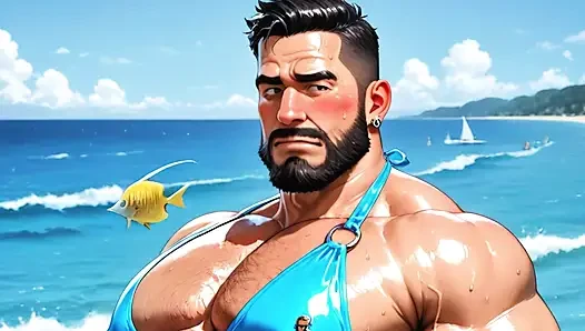 Ftm Big-bellied and Pregnant Men Showing Their Fat Pussies. Hentai Porn Animation.