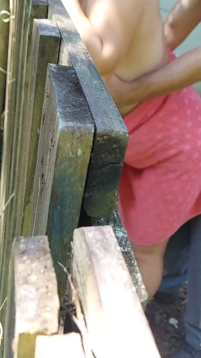 Shower doesn't work, married woman asks farm caretaker for help using just a towel and pays with sex | Clip 1