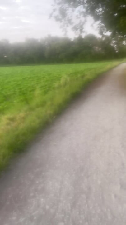 Risky nude walk from one parking space to the other half hour away stopped filming when fishmen caught me