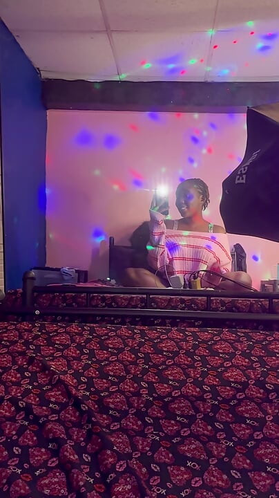 solo black girl, hairy pussy, and sextoys