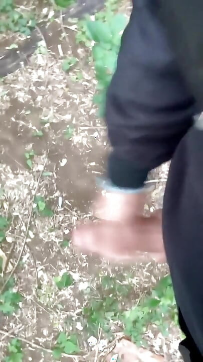 Walking Outdoor with Cum on Face - Cum Walk and Jerk off with Covered Face