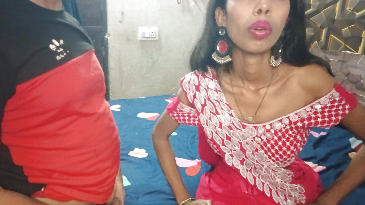 New saree me bhabhi ji ki chudai