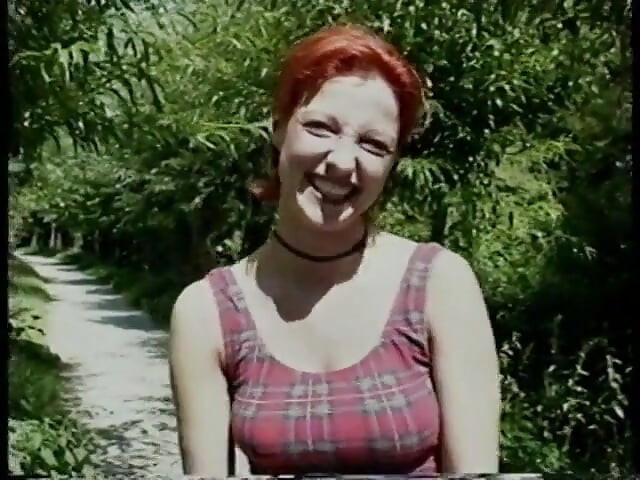 Redhead MILF for first time on cam