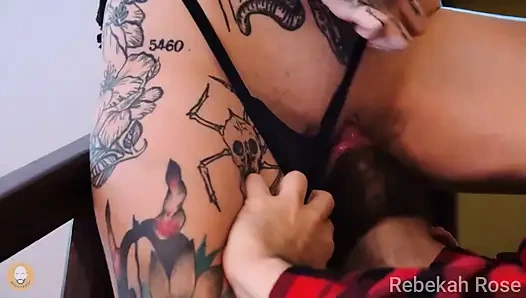 While My Wife Watches TV, She Follows Her Stepsister up the Stairs.