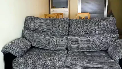 At her first porno, SHE BANGS HER BROTHER'S FRIEND!