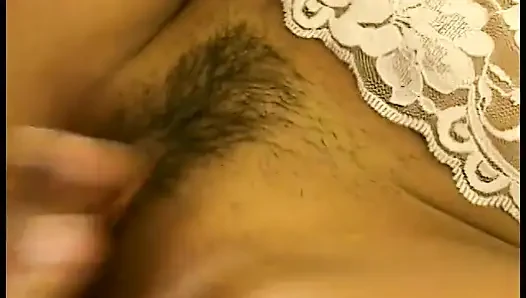 Mocha guy with massive tool fills up the pussy of this young Filipina cutie Arcadia Davida in lingerie
