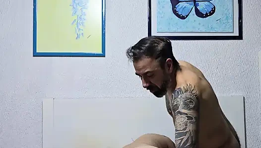 Riva didobel penetrasi sama mesin seks dan