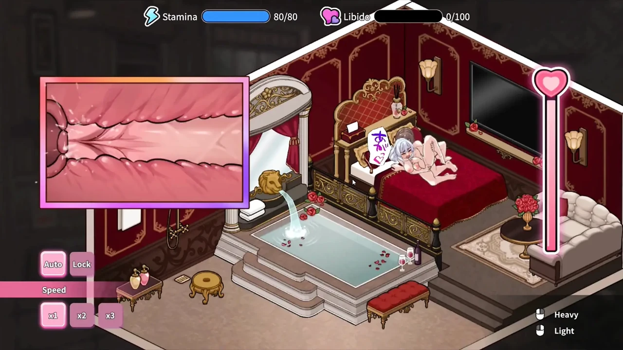 Hentai Game – Naughty Big-Boobs Married Woman Sex - Immoral Bathhouse