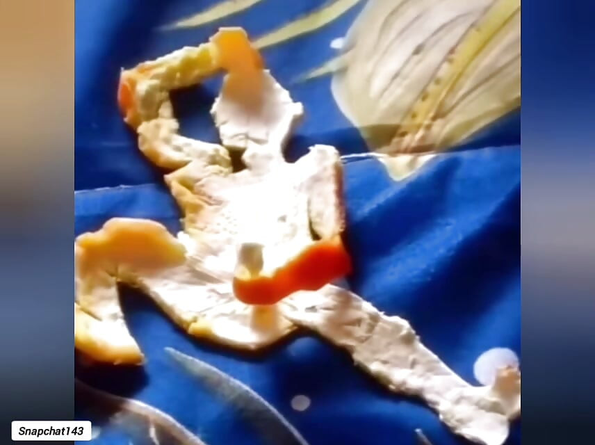 Funny Technologya Masturbation Sex With Orange peel By -SNAPCHAT143