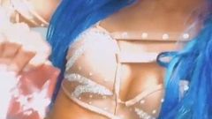 WWE - Sasha Banks showing her super abs