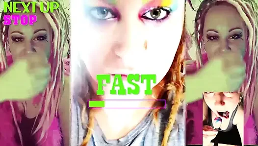 İkinci bir ekrana sakso pornosu koy ve Tanrıça Lana ile birlikte takip et