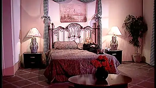 Blonde with Fake Tits Seduces Fat Dude