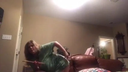 Dani Texas spanks herself for Daddy