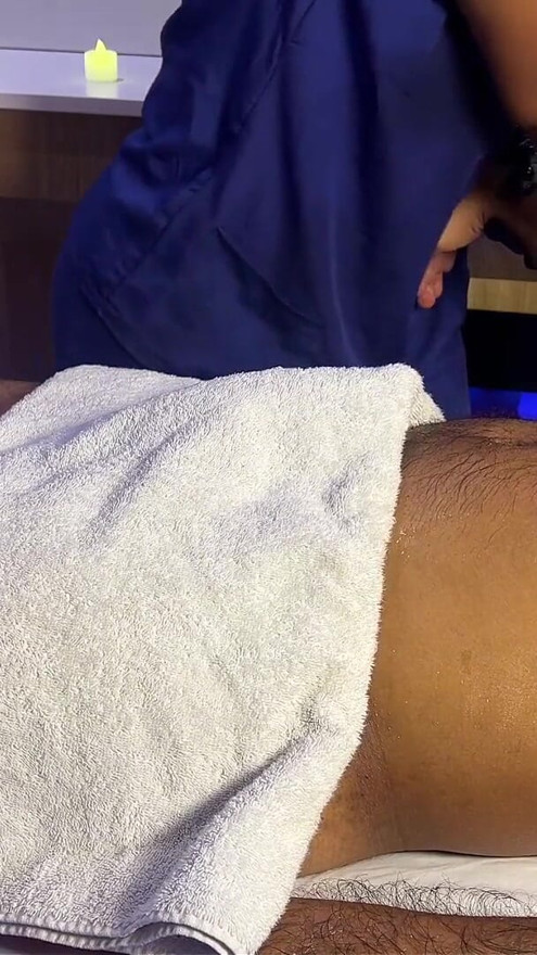 Leyne Rodriguez: Hot Latina's Intense Oiled Massage Session Ends Too Quickly | Clip 2