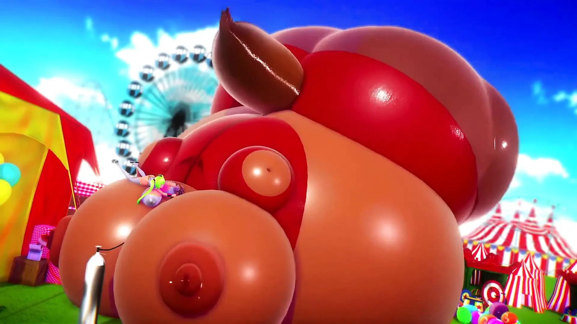 Imiku Imbapovi and Suki Are Doing Body Inflation Fun