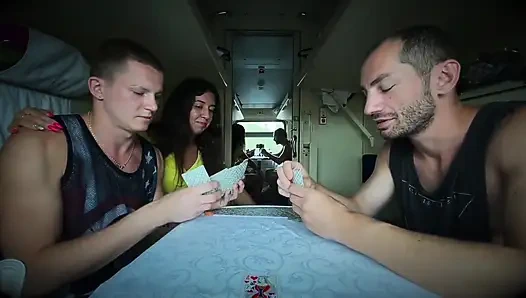 Куколд Проиграл Пизду Своей Девушки В Карты И Теперь Он Молча Смотрит Как Ее Ебут