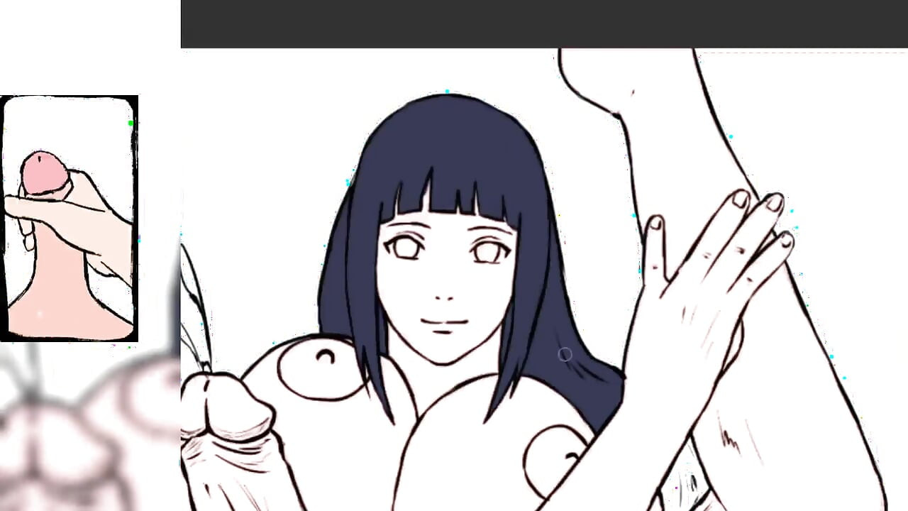 Adulta Hinata deitada nua com peitos enormes e pau gigante (Paródia Adulta de Naruto) Desafio de 10 Minutos