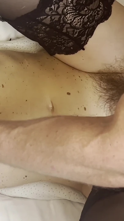 Stunning moment from "Hot mature MILF with super hairy bush bedroom fuck compilation"