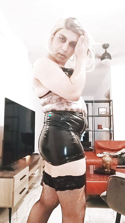 FetishEmmanuella video 5 - Perverted prostitute in Cheap  Shiny Pvc Vinyl  Tattered Clothes