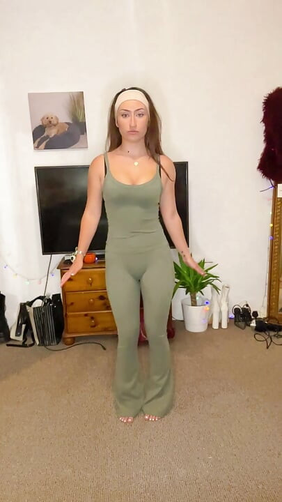 Slutty British College Teen Striptease