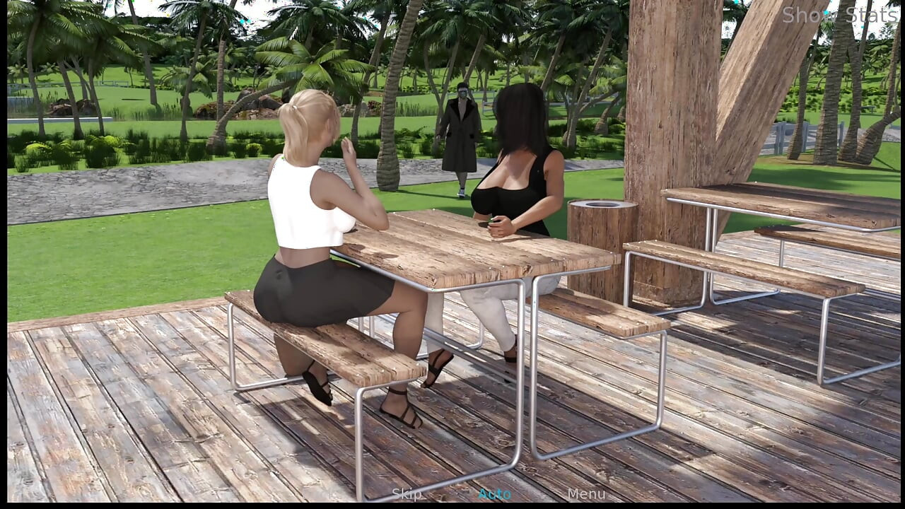 Project Hot Wife - jouer avec les seins de Jenny dans la nature