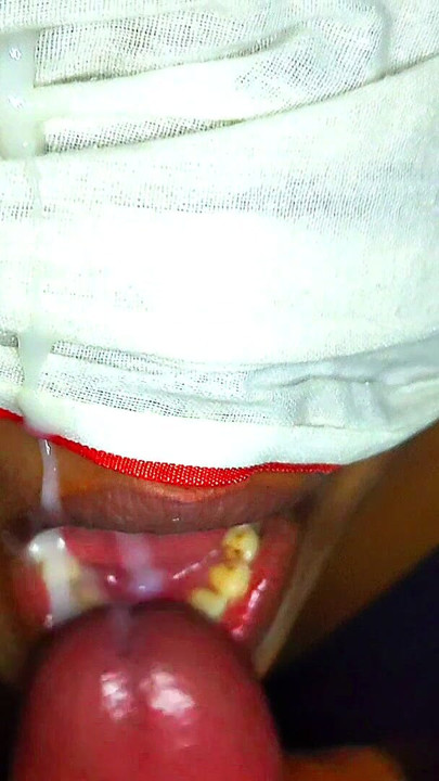 Bhabhi gave blowjob, took cum in mouth and swallowed it. | Clip 2