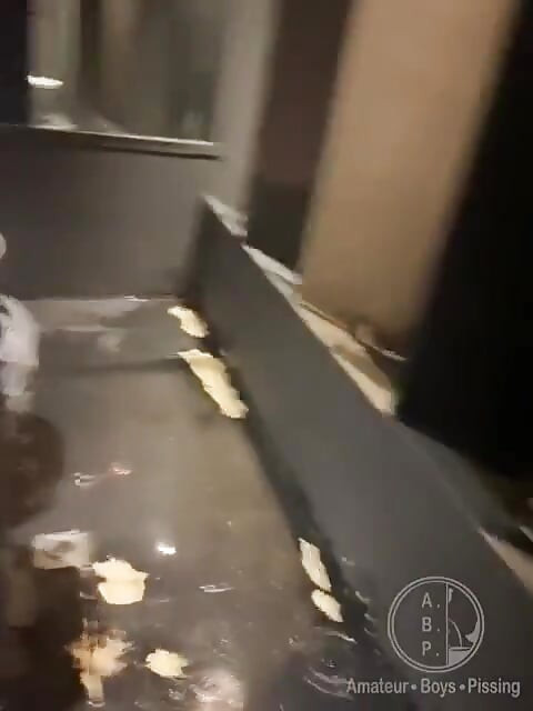 Boy Enters the Clubs Toilets and Catch a Guy Ready to Pee