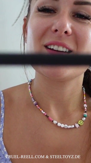 Thrilling moment from "Extra long silicone dilator from Steeltoyz tested by Cruel Reell"