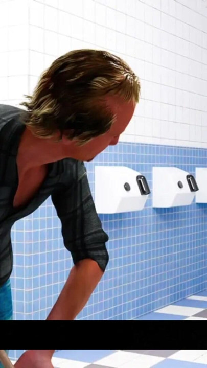 Sexy 18 Plus School Girl Showing Boobs Cleavage And Pussy To Cleaner Guy In Toilet | Clip 2