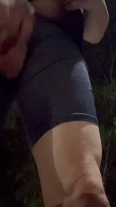 Straight guy is flashing his uncut cock in public flashing. | Clip 1