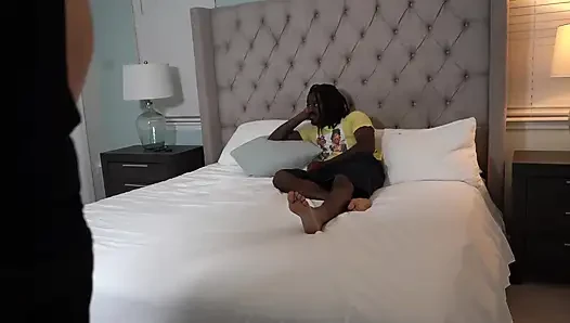 Jadilah selingkuh di set porno antar ras