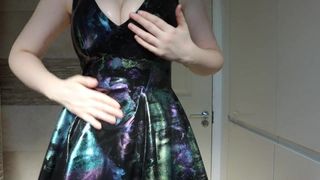 Mein leckeres gummiartiges Kleid einölen