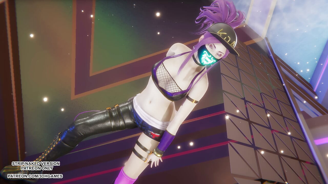 MMD - BlackPink - JUMP - Akali Sexy Kpop Dance League of Legends Hentai Uncensored 4K 60FPS