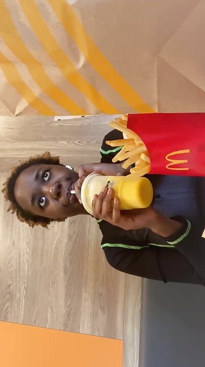 Public McDonald's Mukbang