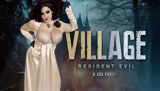 VRCOSPLAYX La pulpeuse Natasha Nice dans le rôle de Lady Dimitrescu est prête à vous punir dans resident evil village xxx