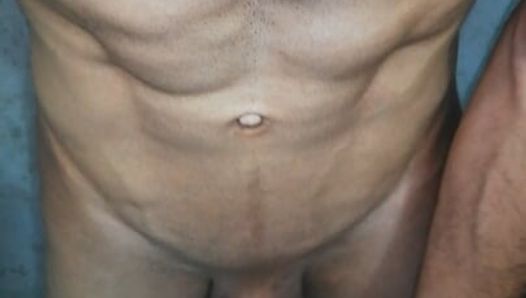 BIG AND VENEZUELAN COCK, BODY FITNESS INTENSE MASTURBATION, SIX PACK, FEMBOY, GAY, CLOSE-UP