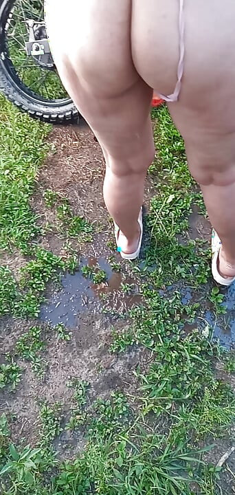 WASHING THE MOTORCYCLE MY BOSS INTERRUPTS ME AND FUCKS MY ASS