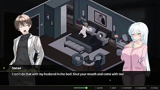 Hentai oyunu - büyük memeli evli kadın balkonda sikiliyor - ahlaksız hamam - ntr hentai