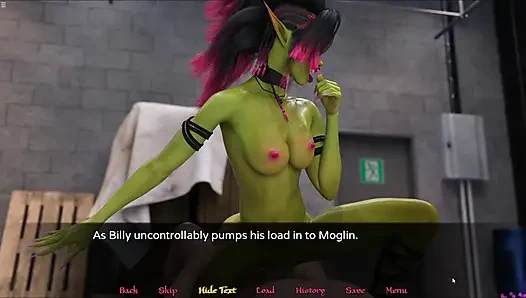 Petite Zombie Moglin Grinding Billy Cock With Tight Pussy And Cumming