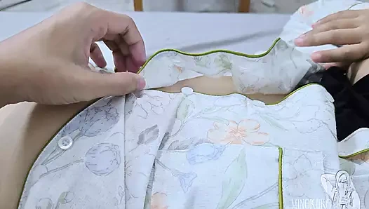 Hijab Sister in Law Laying in My Bed and Taste Her Tight Pussy - Minokiiko