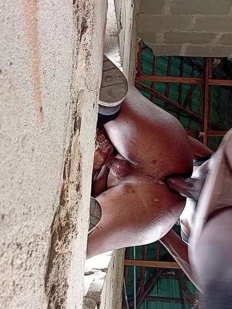 Big dick stroking the wet ass