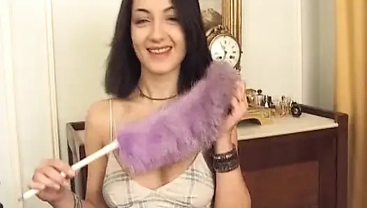 French beauty gets her asshole nailed before a facial