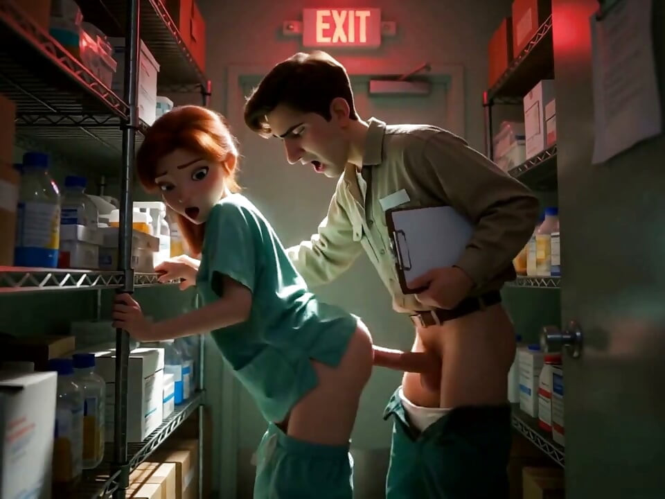 The Blowjob-giving Nurse, Famous Among Doctors and Nurses, Relieves Them During Their Shifts (ai-generated)