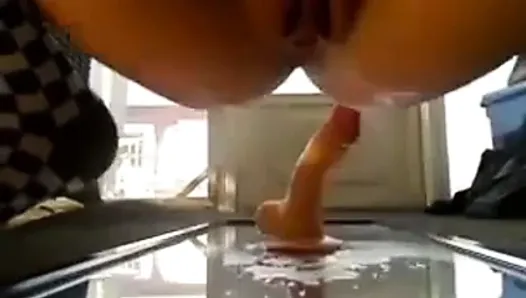 dildo fucking and squirt