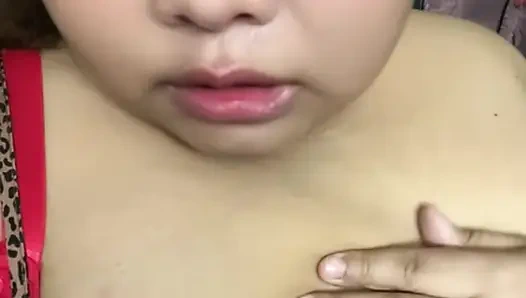 My Filipina stepsister took off her hijab and made this video for me on her phone.