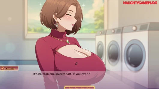 Sayaka My Naughty Milf Neighbor By Erebeta - Sexy Big Tits Stepmom Enjoying HOT SEX With Her New Neighbor