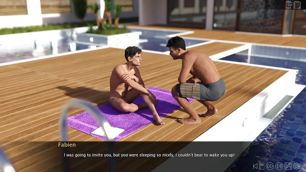 Summer Vacation - Carlos Finally Gets to Get My Huge Cock in His Mouth