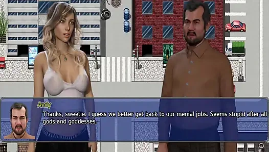 The office wife #22 - Stacy teased Zack and later on Simon played with Stacy's pussy