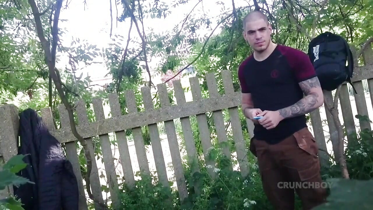 Oscar Wood used raw by John Strap in exhi park in London