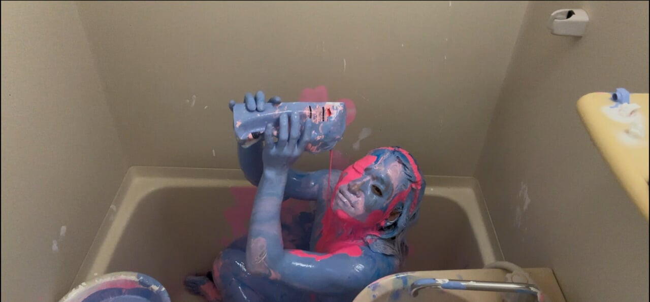 WET&MESSY Messy Play: Covered in Paint by a Boy 2